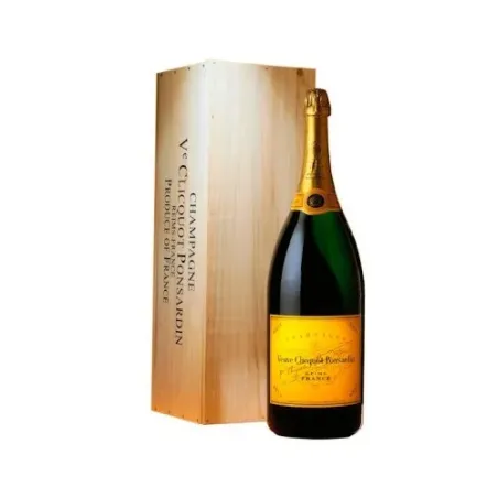 Veuve Clicquot Brut Jeroboam 3l Caja de Madera