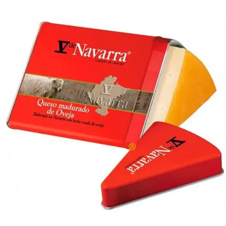 Cuña Queso La Navarra Lata Metálica 250grs