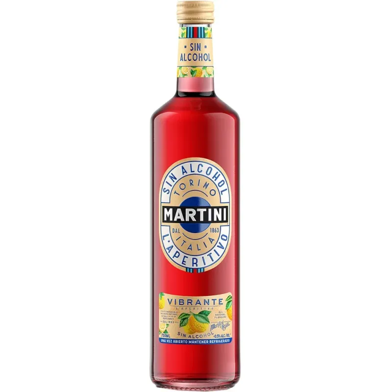 Martini Sin Alcohol Vibrante