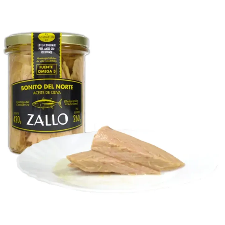 Lomos De Bonito Del Norte Zallo en Aceite De Oliva 400gr.