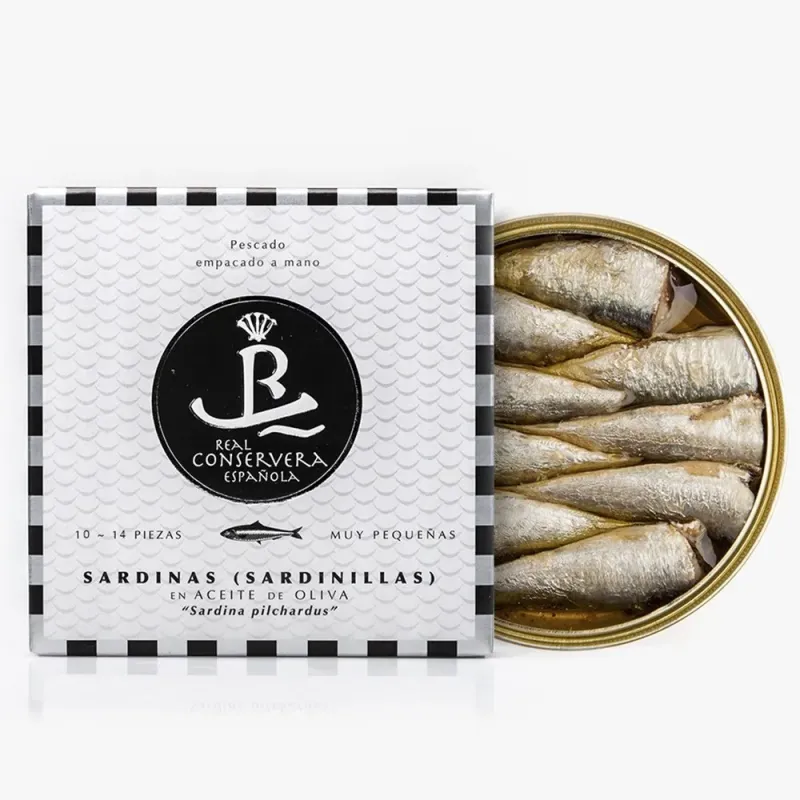 Sardinillas En Aceite De Oliva 14/18 Real Conservera Española 115gr.