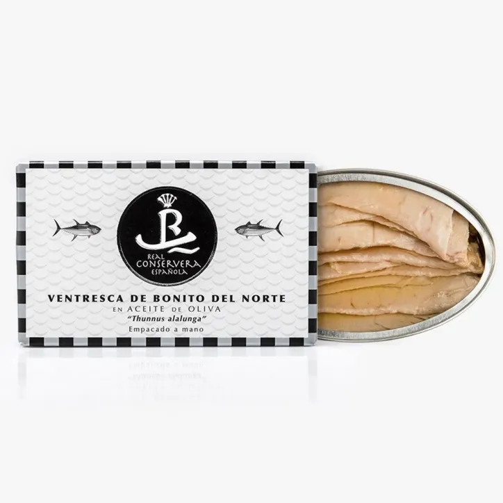 Ventresca De Bonito Costero En Aceite De Oliva Real Conservera Española 77gr.