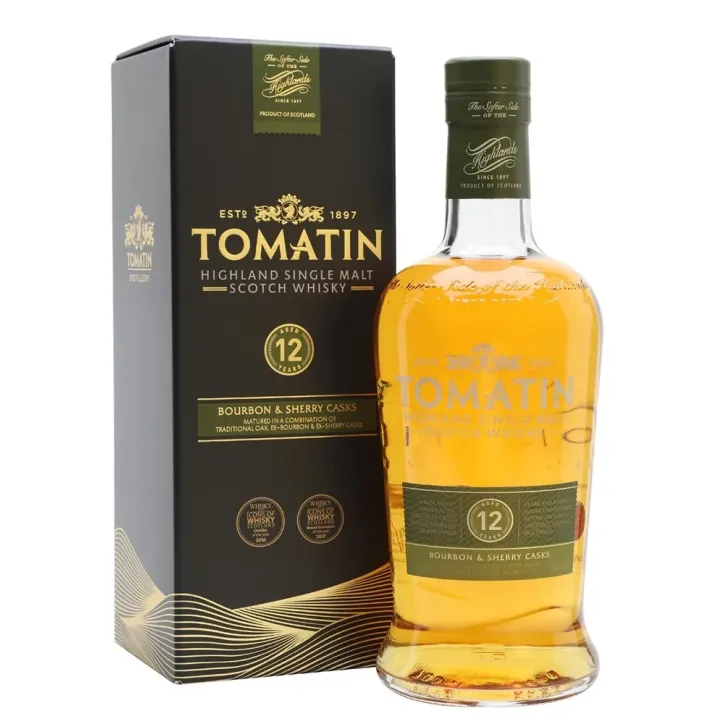 Tomatin Single Malt Whisky 12 Años Estuche