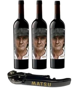 Pack 3 Botellas Matsu El Recio + 1 Abridor Profesional