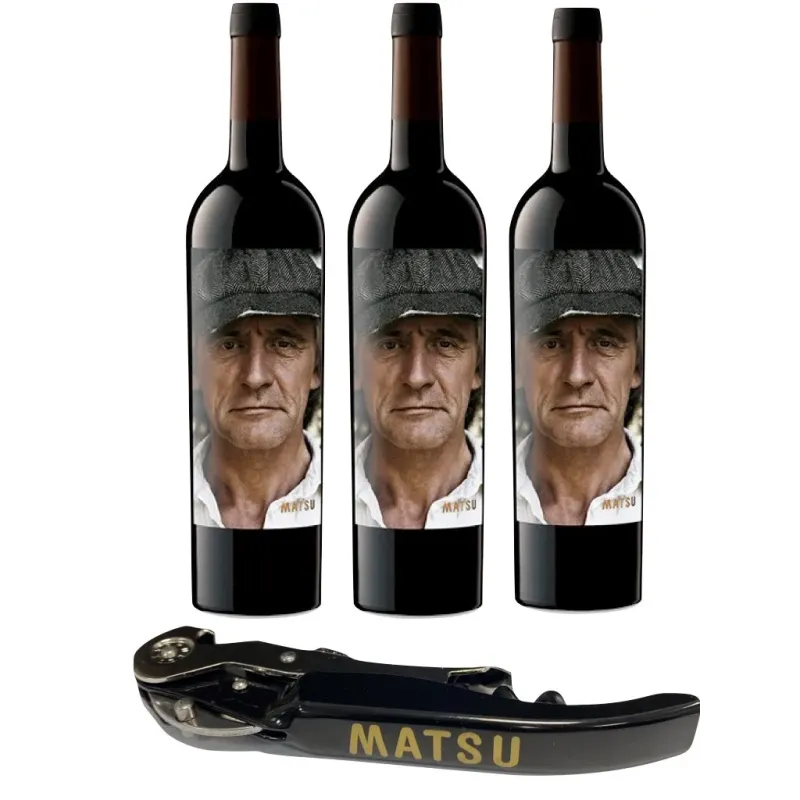Pack 3 Botellas Matsu El Recio + 1 Abridor Profesional