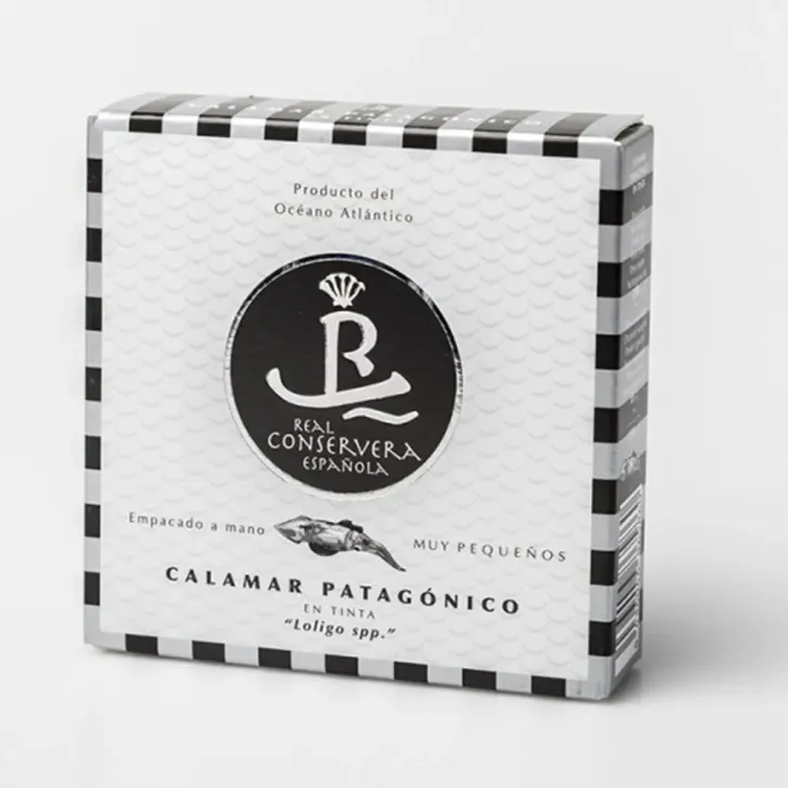 Calamar Patagonico En Aceite De Oliva Real Conservera Española