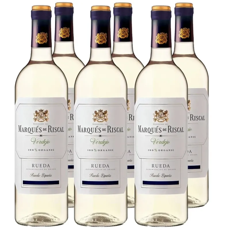 Caja 6 botellas Marqués Riscal Verdejo Organic 2023