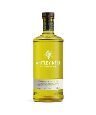 Whitley Neill Lemongrass & Ginger Gin 70cl.