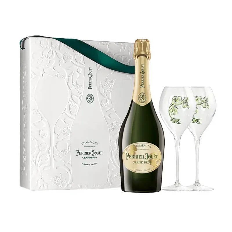 Perrier-Jouet Grand Brut Estuchado + 2 Copas
