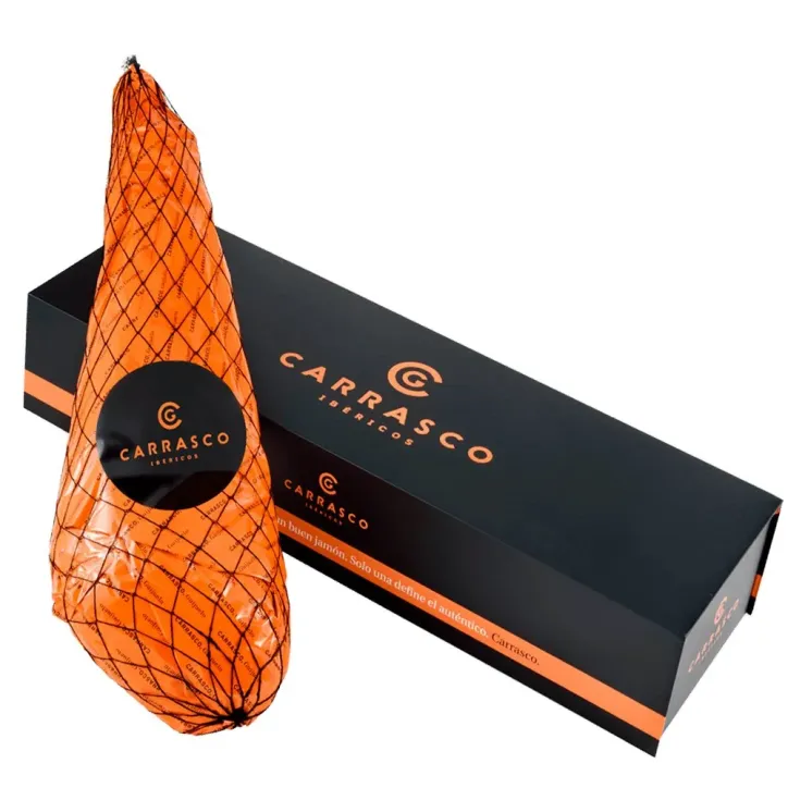 Jamón Carrasco 50% Bellota 8-8.5 Kg + Caja de Lujo