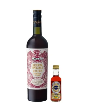 Martini Riserva Rubino + Miniatura Martini
