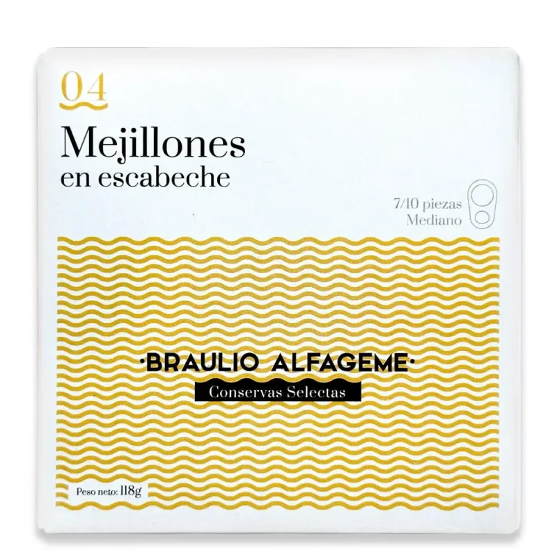 Braulio Alfageme Mejillones en escabeche 7/10