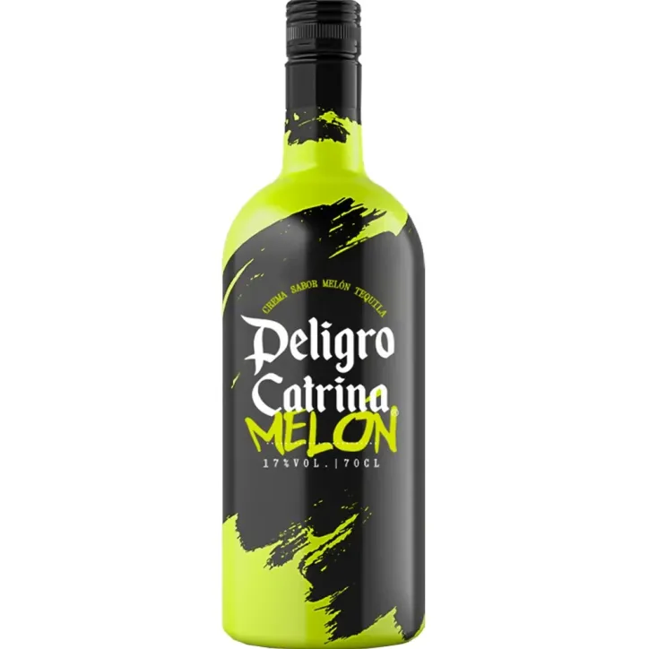 Licor Crema Tequila Peligro Catrina Melón 70Cl.