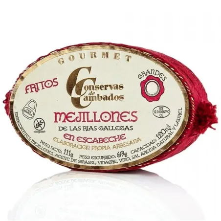 Mejillones Fritos Gourmet Cambados 6/8 und. 120ml.