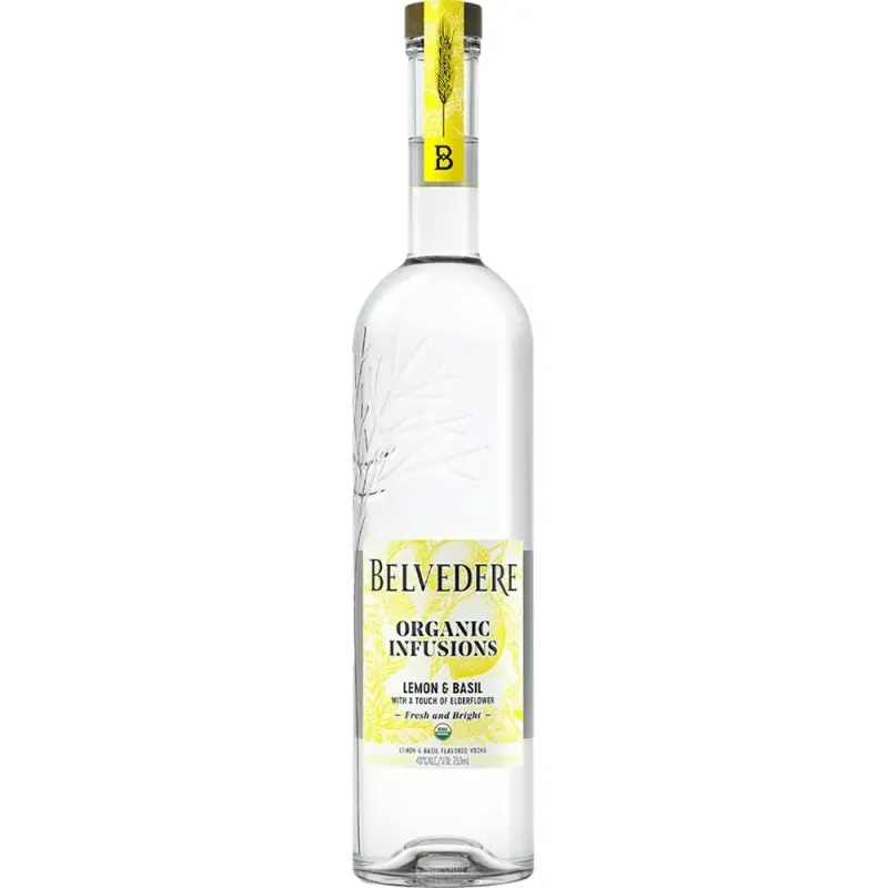Belvedere Vodka Organic Lemon & Basil