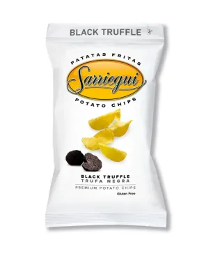 Patatas Fritas Gourmet Sarriegui Trufa Negra 40gr. Caja 20 Und.