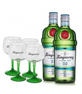 Tanqueray 0,0 Pack 2 + 4 Copa