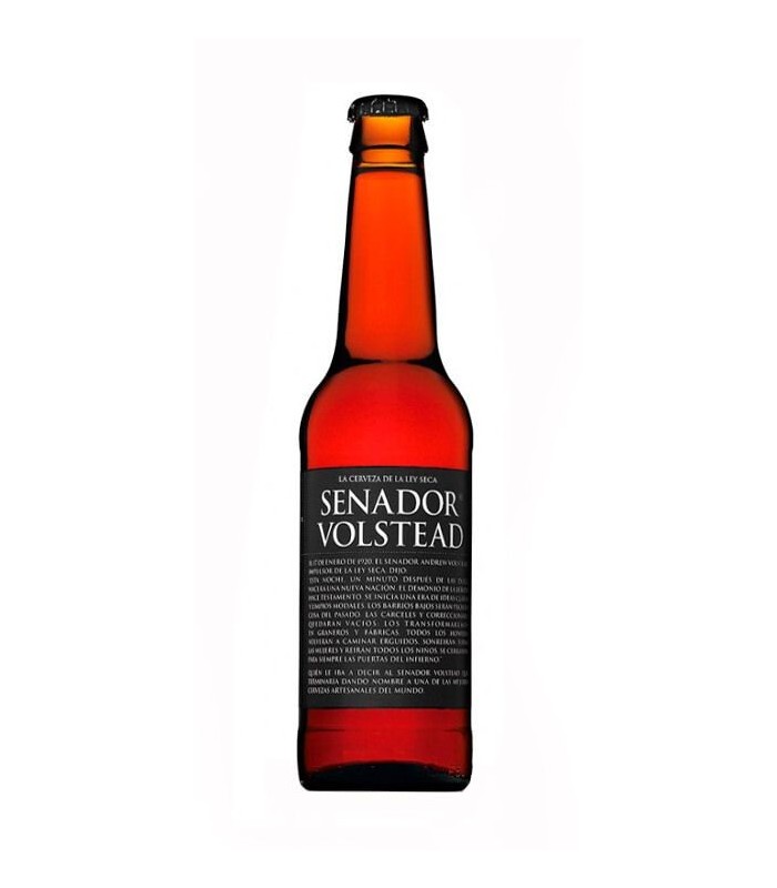Senador Volstead - Cerveza Roja al Bourbon 33 cl