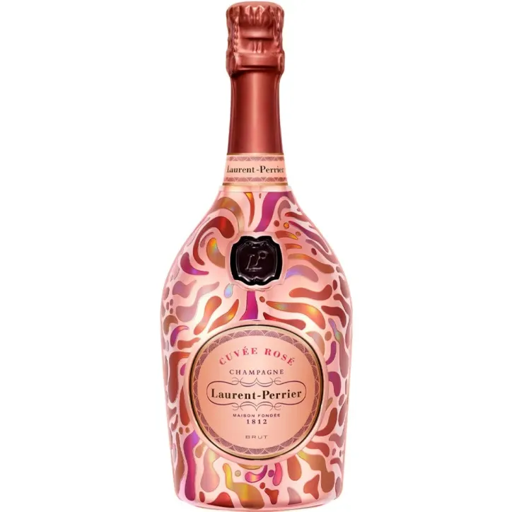 Laurent-Perrier Cuvée Rose Jaula Metal Pétalos