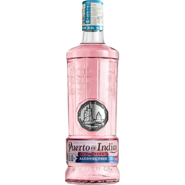 Gin Puerto de Indias Strawberry Sin Alcohol