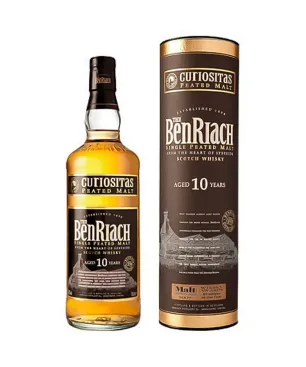 Whisky Benriach s.Malta 10 Años Curiositas Turbado