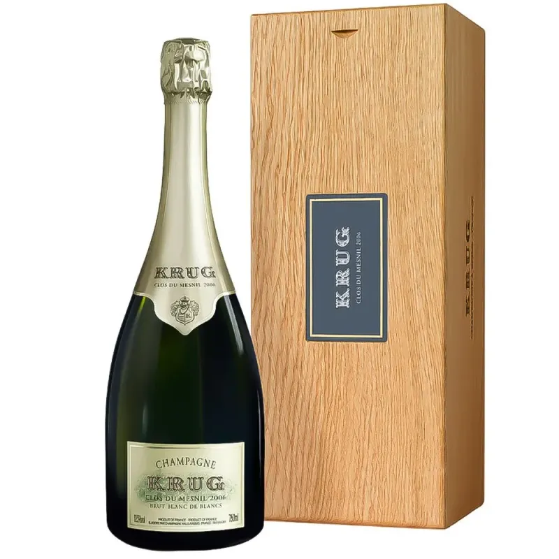 Krug Clos Du Mesnil 2006 Caja Madera