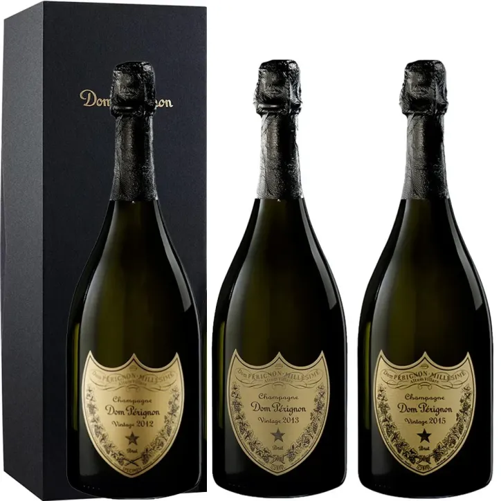 Pack Dom Pérignon Golden Vintages 2012, 2013 & 2015