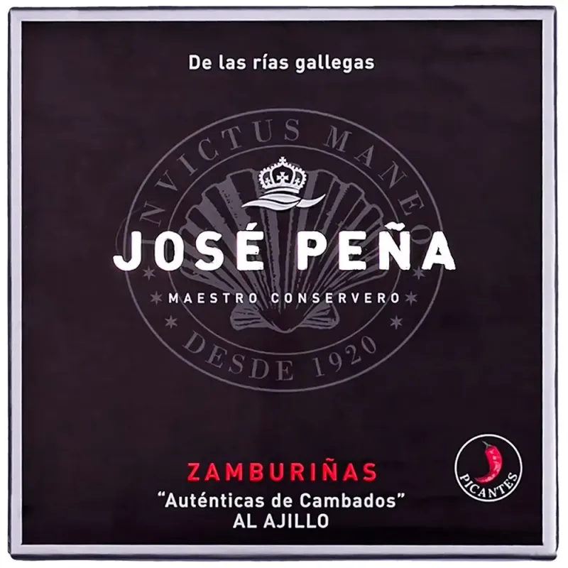 Zamburiñas al Ajillo Jose Peña Premium 110gr