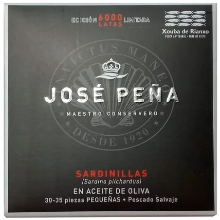 Sardinillas en Aceite de Oliva Edición Limitada Jose Peña 30/35 138gr