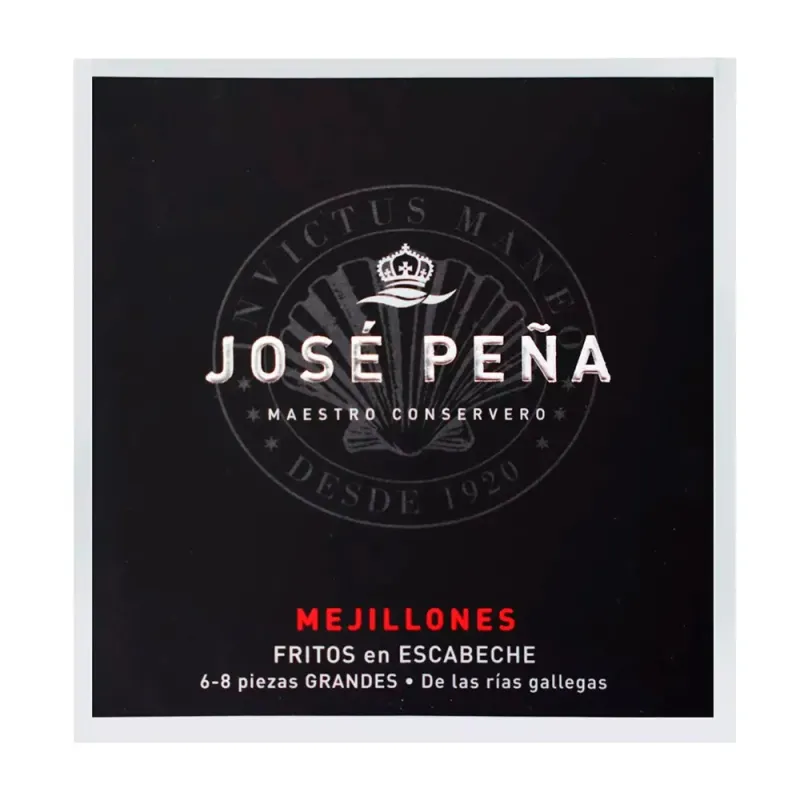 Mejillones José Peña Fritos en Escabeche 6/8 Premium 110gr