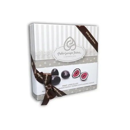 Fruit Chocolate Frambuesa y Chocolate Blanco y Fondant Vintage 100gr