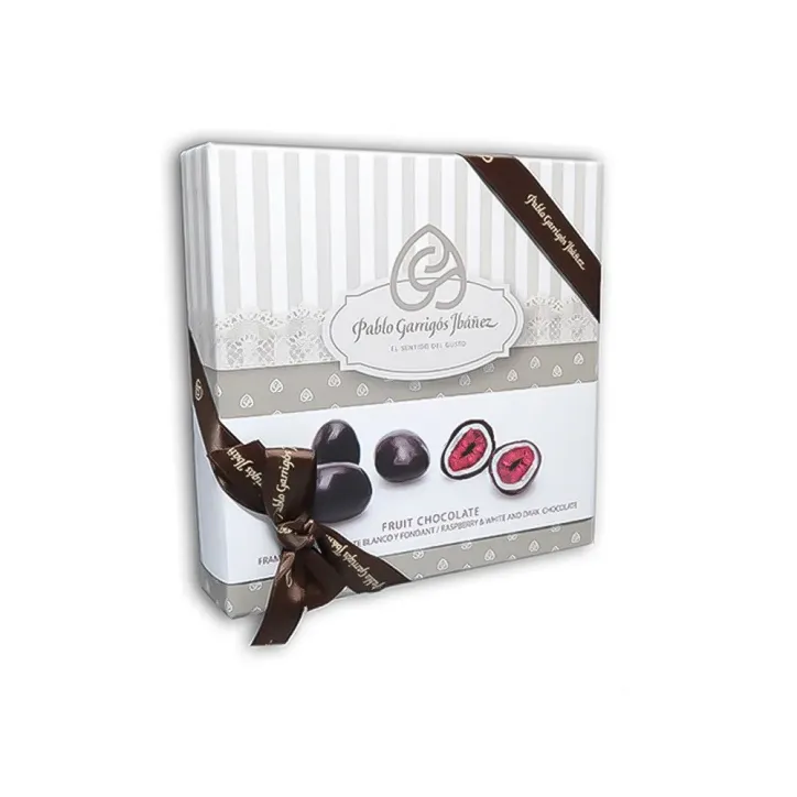 Fruit Chocolate Frambuesa y Chocolate Blanco y Fondant Vintage 100gr