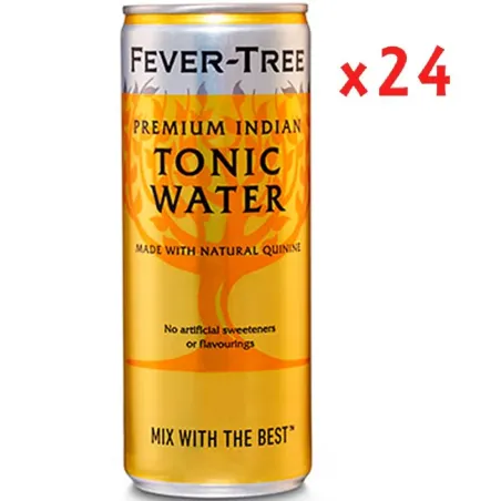 Caja Fever Tree Tonic Indian Lata 24 Uds