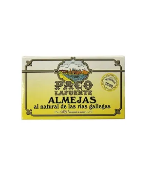 Almejas Paco Lafuente 18/20 115gm
