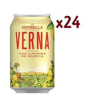 Caja Verna Lata 33cl - 24 uds