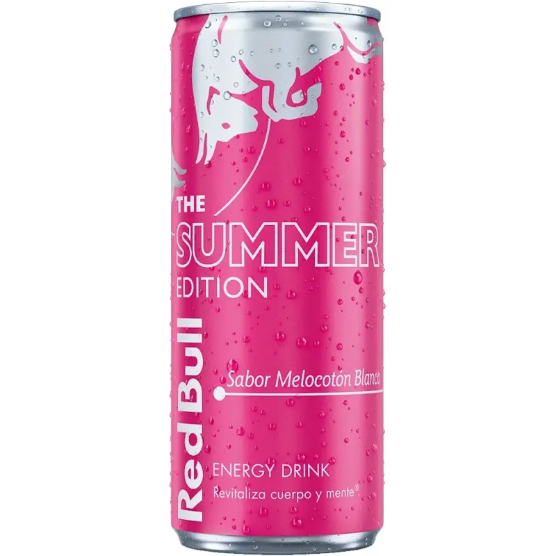 Red Bull Summer Edition Whitepeach 25cl caja-24