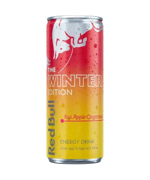 Red Bull Winter Fuji Apple-Ginger Sugarfree 25cl caja-24