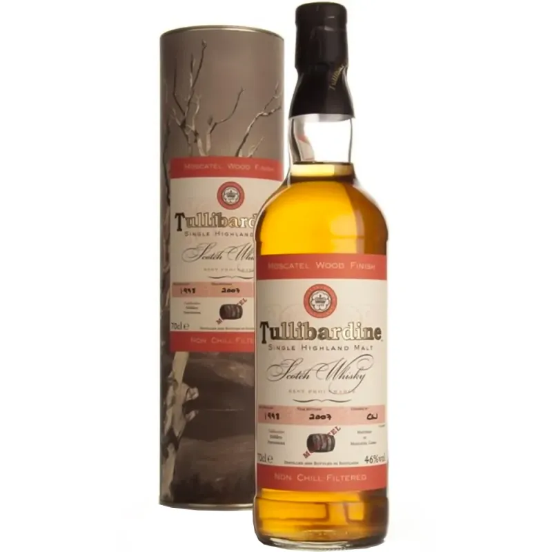 Whisky Single Malt Tullibardine Moscatel Cask Finish Estuchado