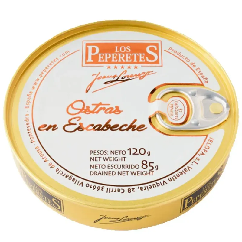 Ostras a la Gallega Los Peperetes 120gr.