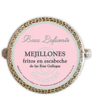 Mejillones fritos en escabeche 10 piezas Rosa Lafuente