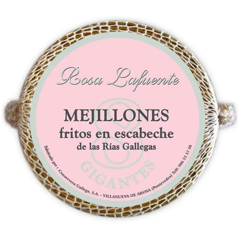 Mejillones fritos en escabeche 10 piezas Rosa Lafuente