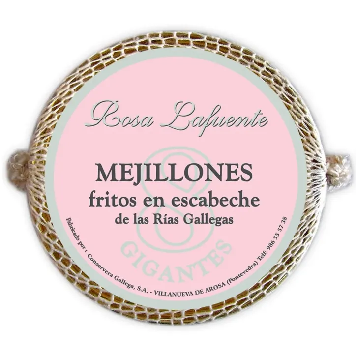 Mejillones fritos en escabeche 10 piezas Rosa Lafuente