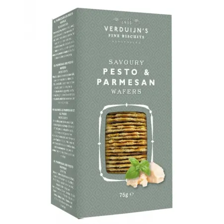 Crackers con Pesto y Queso Parmesano - Verduijn's 75gr.
