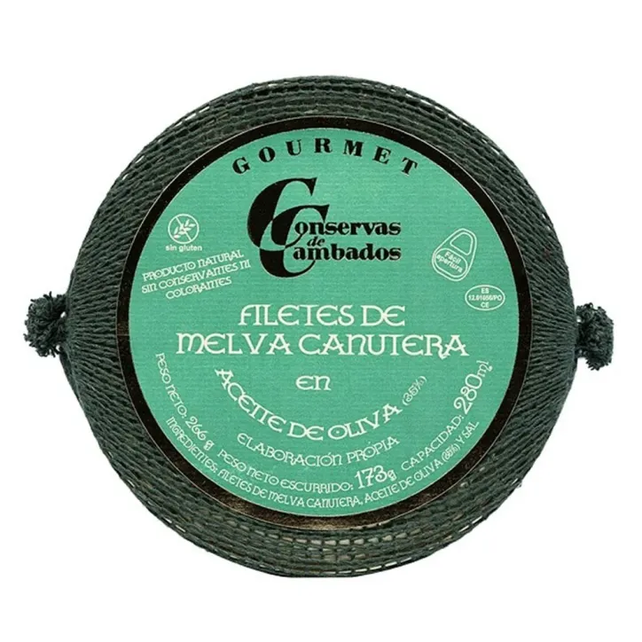 Filetes de Melva Canutera en Aceite 280 ml Cambados