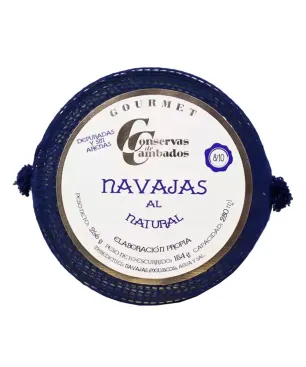 Navajas al Natural Cambados Gourmet 8/10 280ml