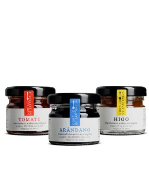 Cortijo de Sarteneja Pack Trio de Mermeladas Ecologicas 3x28gr.