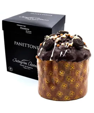 Panettone Cubierto y Relleno De Chocolate Blanco Juanfran Asencio 780gr.