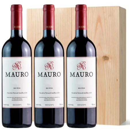 Estuche Madera 3 Mauro Crianza 2023