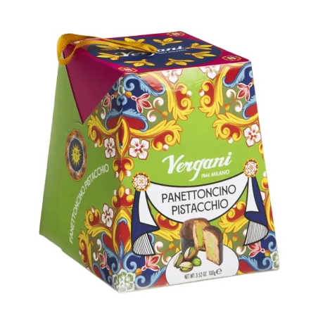 Panettoncino Pistacchio Sicily Trip Vergani 100gr.