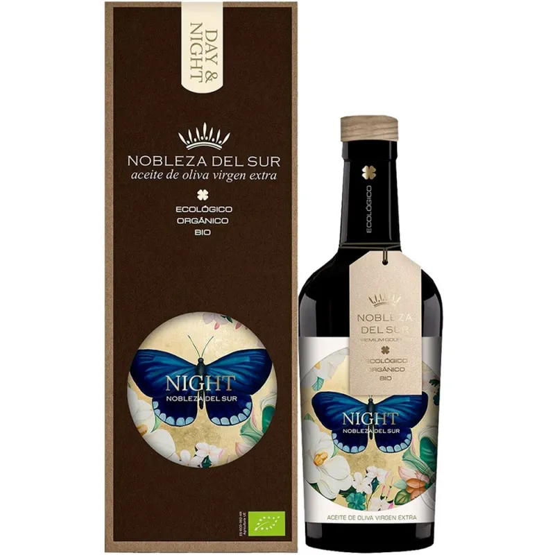 Aceite de Oliva Virgen Extra Ecologico NIGHT 500ml Estuchado Nobleza del Sur